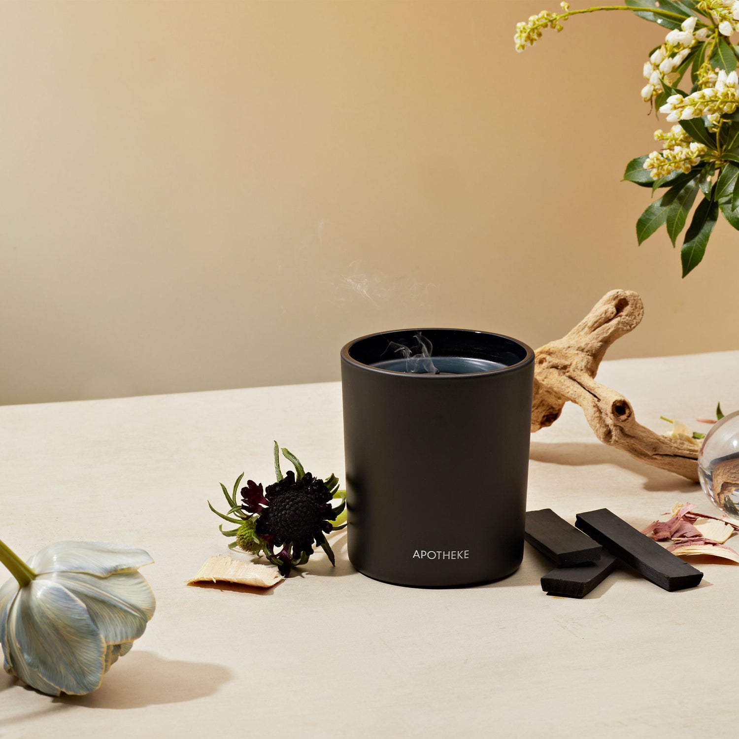Lifestyle image of Apotheke Charcoal Classic Scented Candle