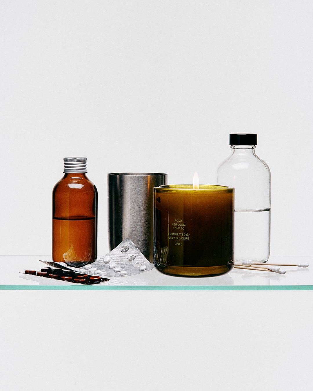 Lifestyle image of Flamingo Estate Roma Heirloom Tomato Candle