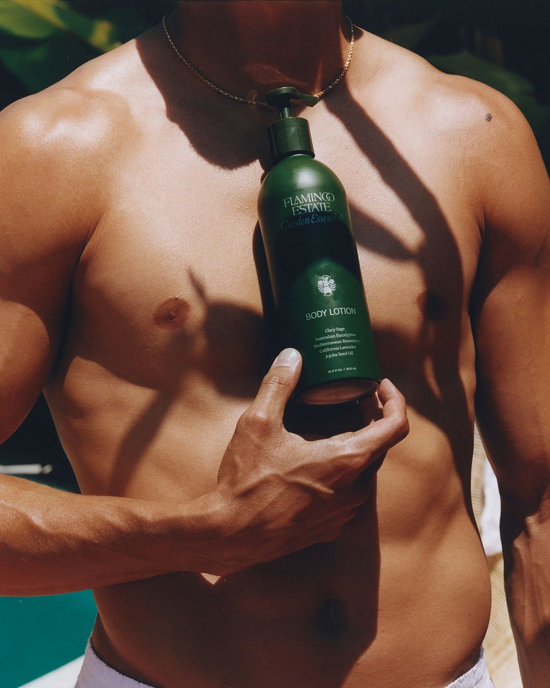 Model image of Flamingo Estate Clary Sage & Ionian Bergamot Body Lotion