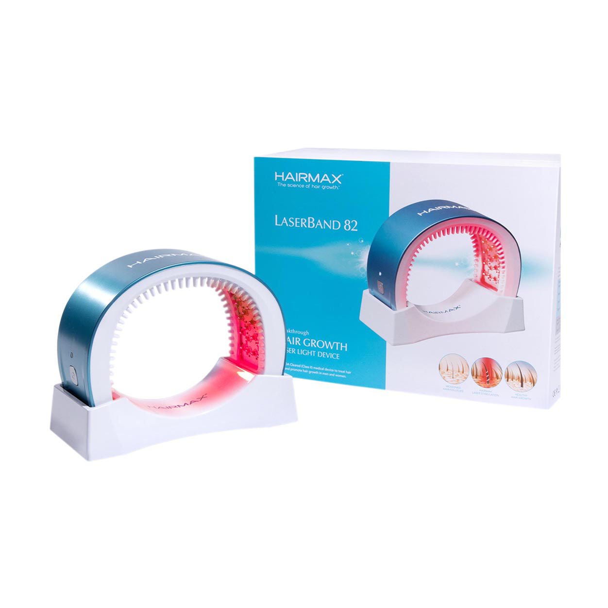 Image of the HairMax LaserBand 82 ComfortFlex box