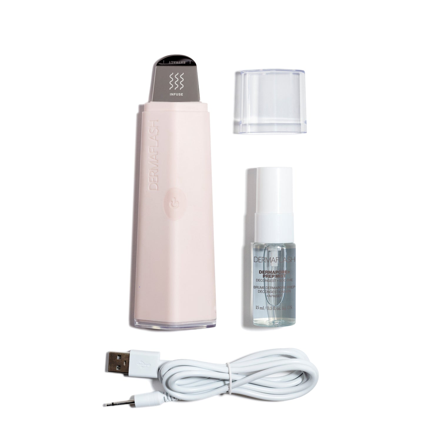 Image of an open Dermaflash Dermapore+ Blush