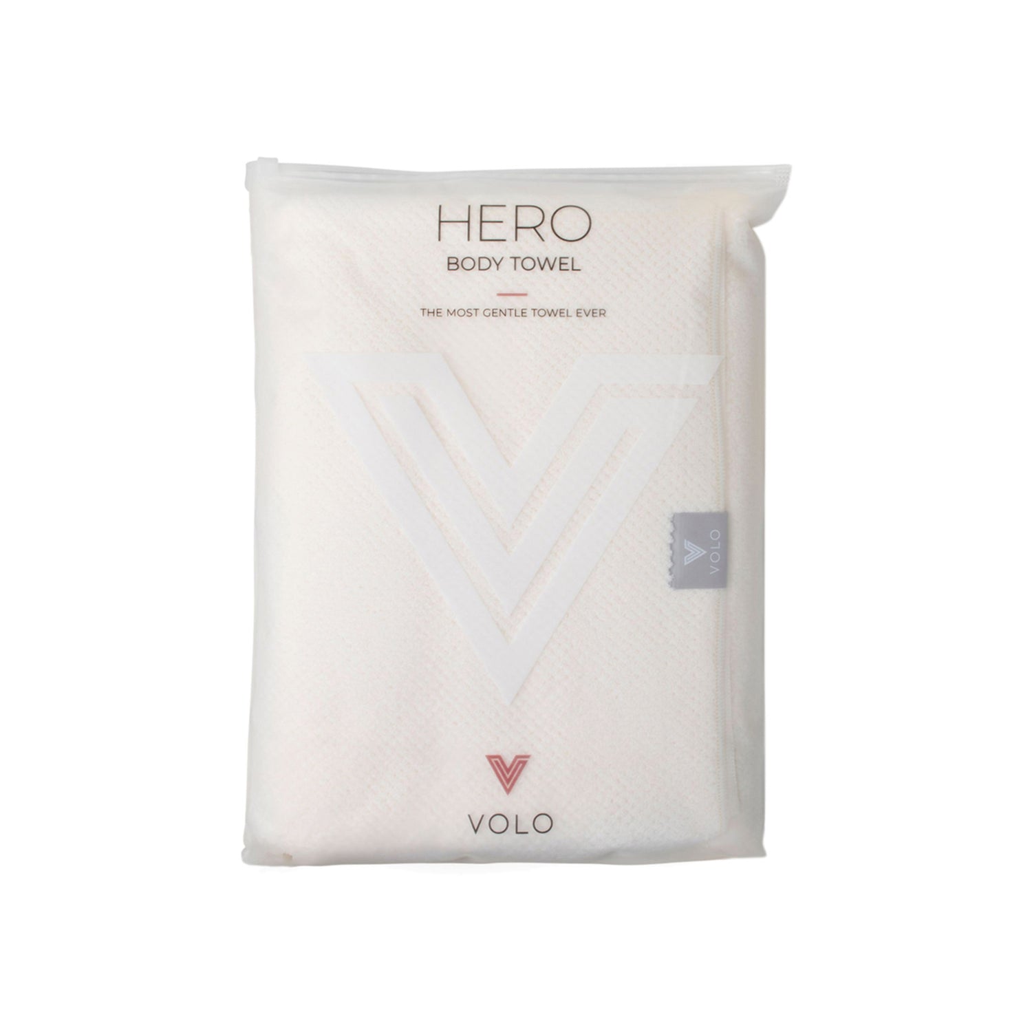 Volo Beauty Salt White Body Towel main image.