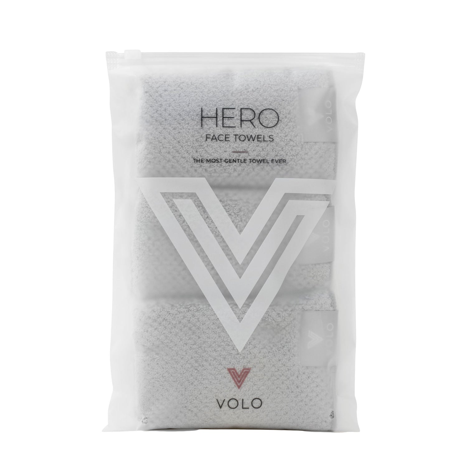 Image of the Volo Beauty Face Towel 3-Pack box