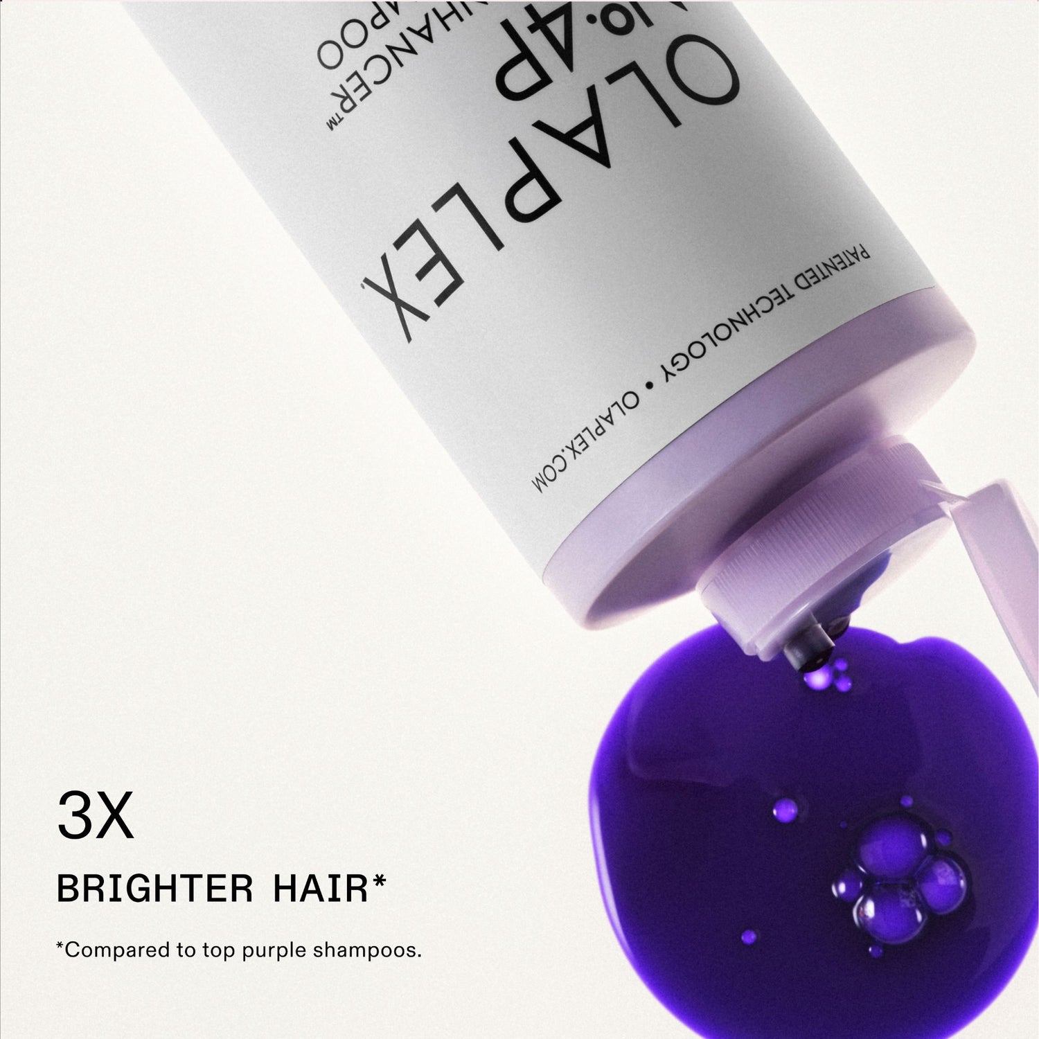 Lifestyle image of Olaplex No.4P Blonde Hair Hydrating & Brightening Purple Toning Shampoo
