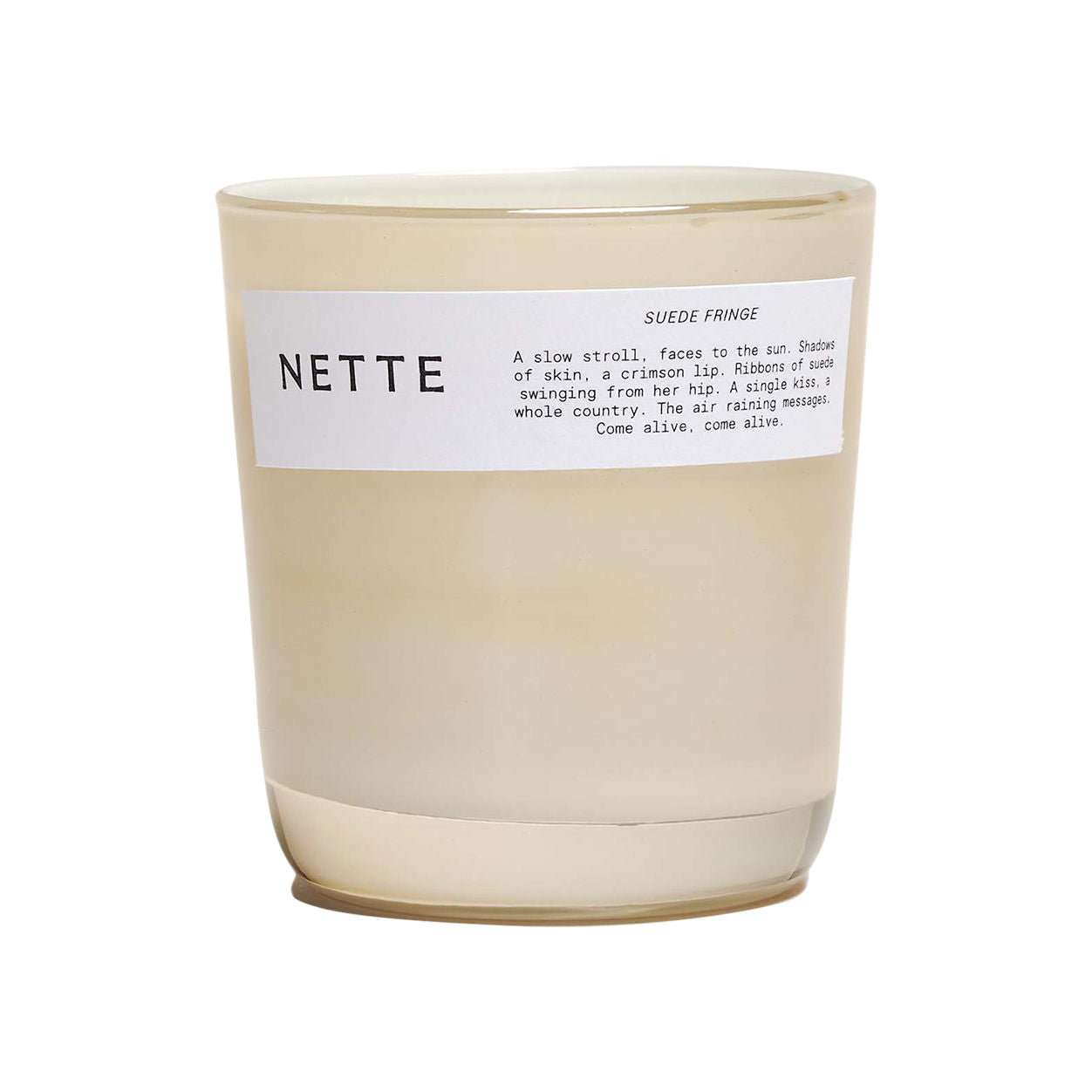 Nette Suede Fringe Candle main image