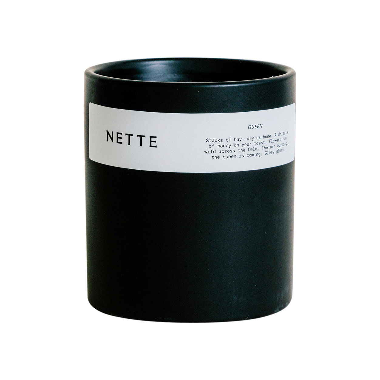 Image of an open Nette Queen Candle