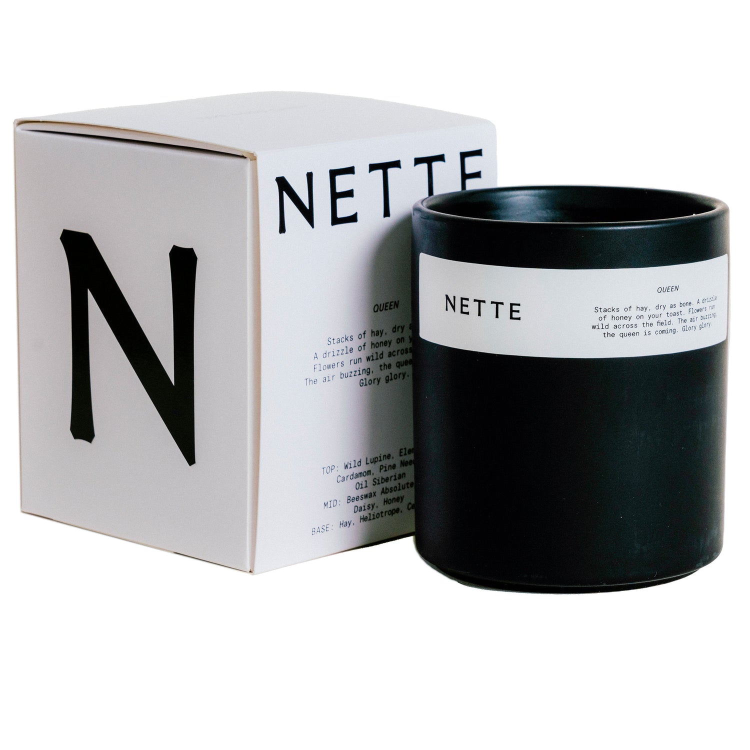 Image of the Nette Queen Candle box