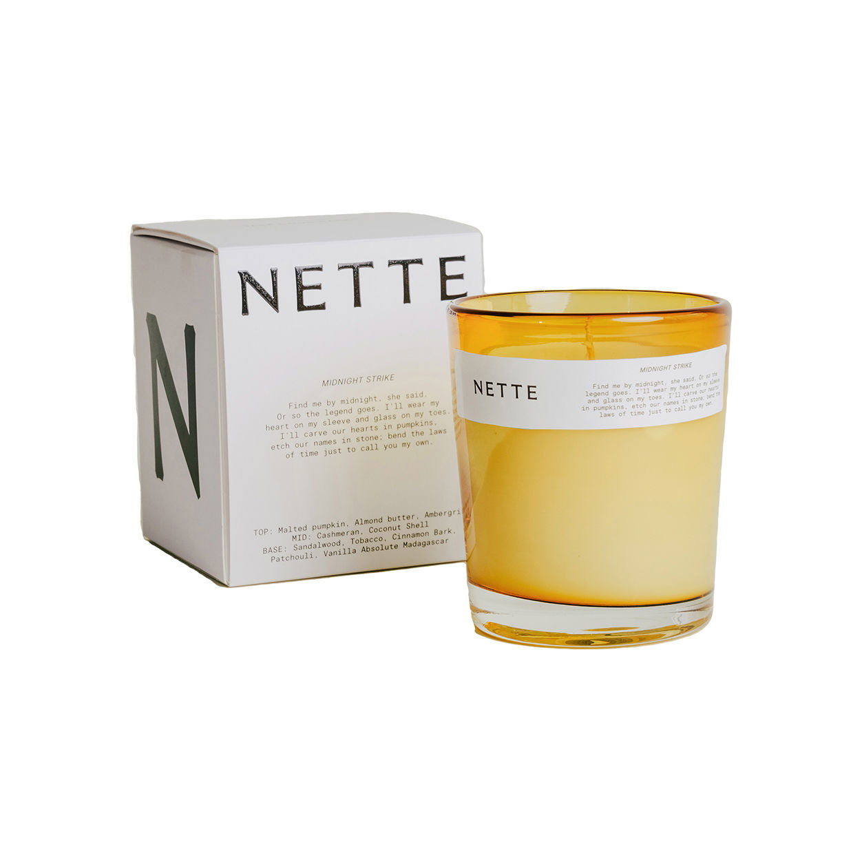 Image of the Nette Midnight Strike Candle box