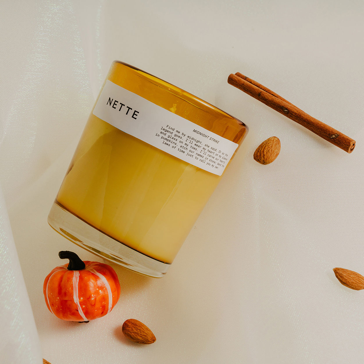 Lifestyle image of Nette Midnight Strike Candle