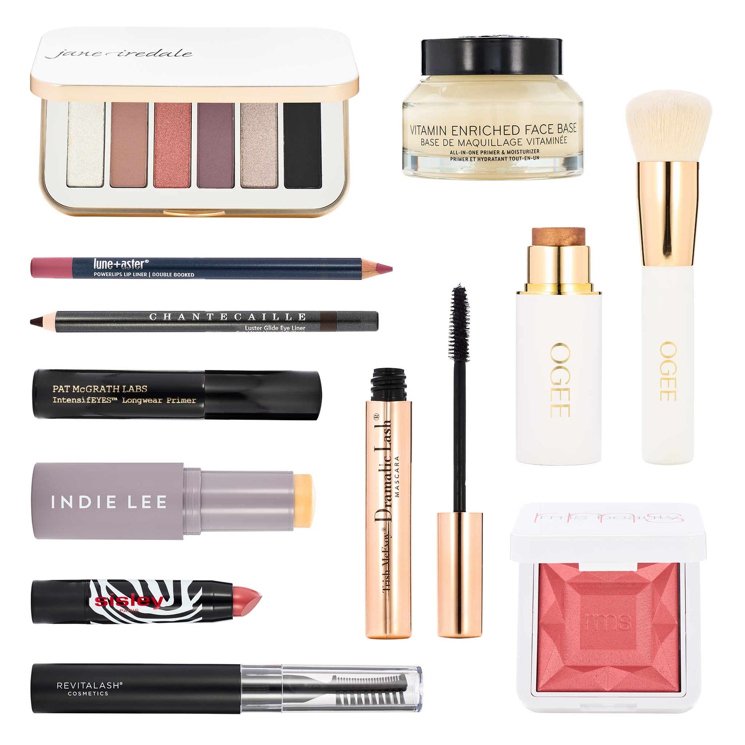 Top-view image of Bluemercury The Spring Makeup Edit 2024
