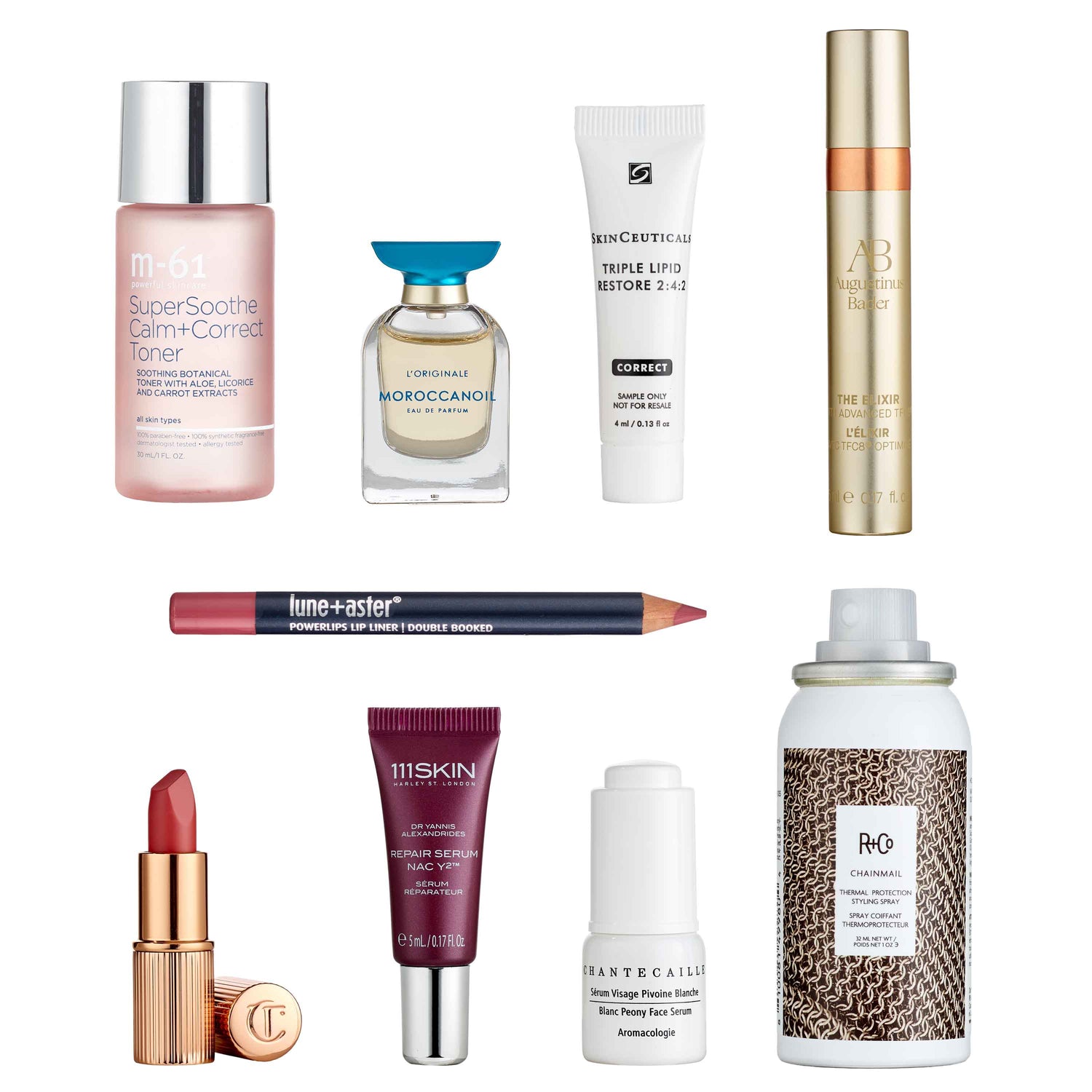 Image of an open Bluemercury Spring Beauty Bag