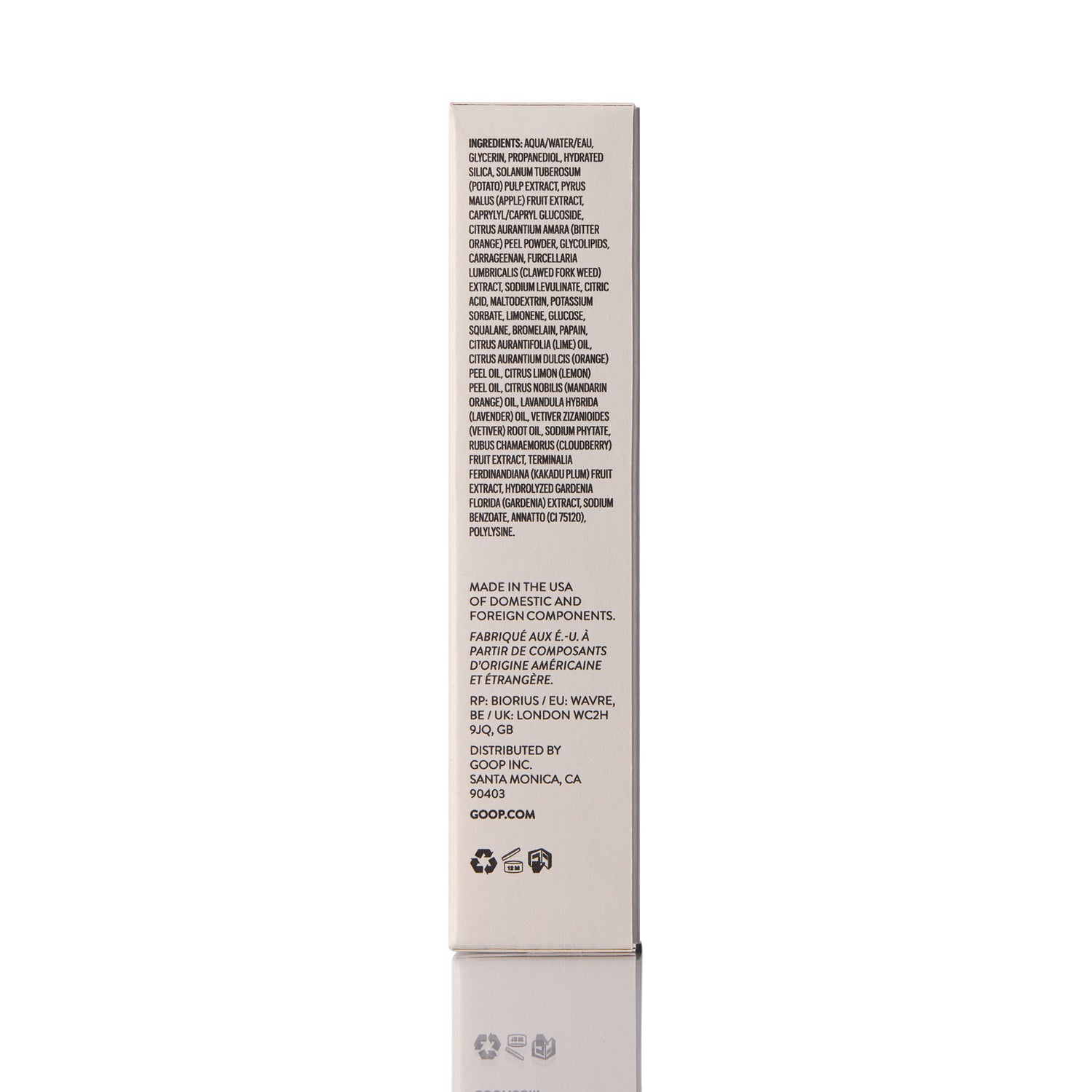 Back image of Goop Cloudberry Exfoliating Jelly Cleanser