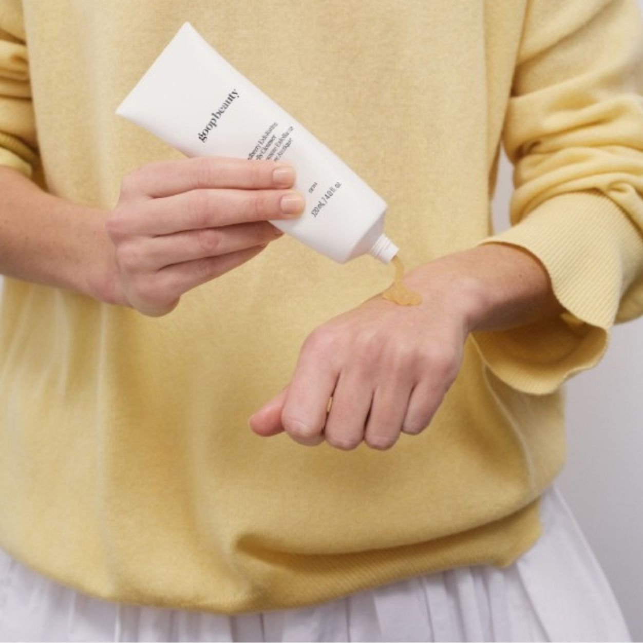 Lifestyle image of Goop Cloudberry Exfoliating Jelly Cleanser