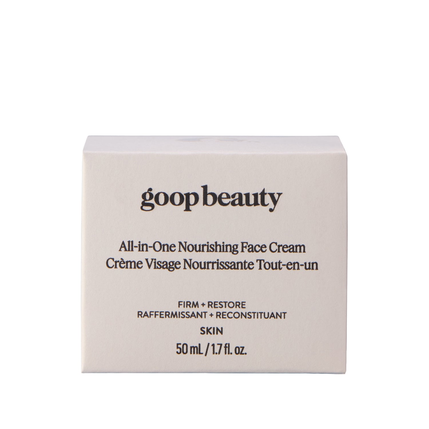 Image of the Goop Beauty All-in-One Nourishing Face Cream box