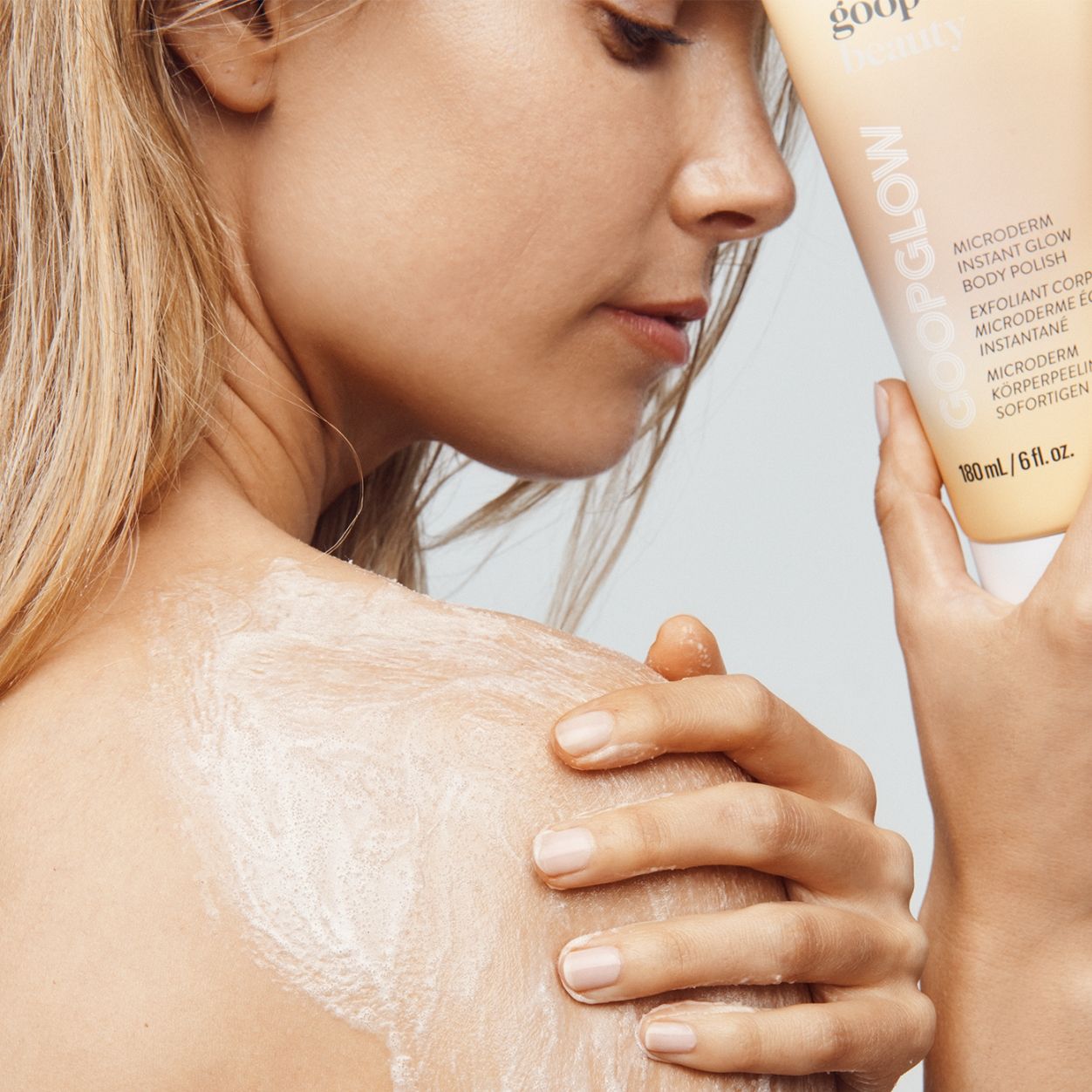 Model image of Goop Microderm Instant Glow Body Polish