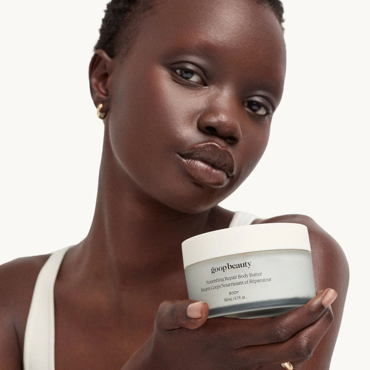 Model image of Goop Nourishing Repair Body Butter