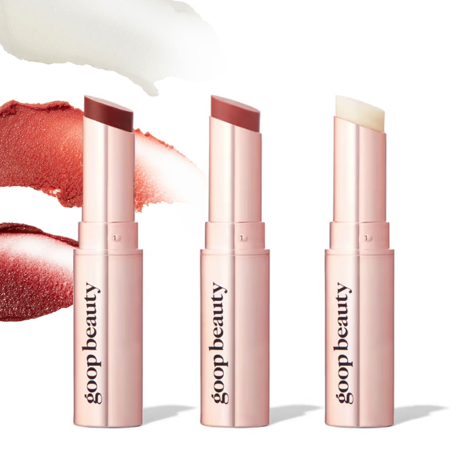 Swatch image of Goop Clean Nourishing Lip Balm Trio
