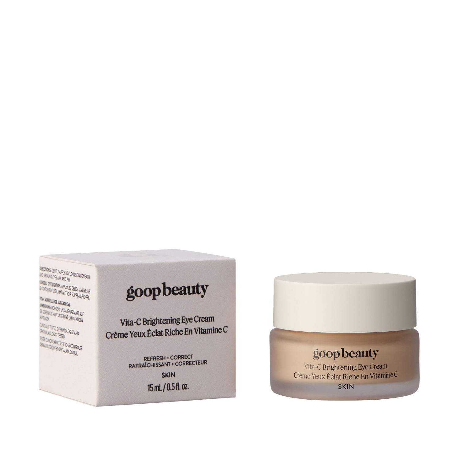 Image of the Goop Vita-C Brightening Eye Cream box