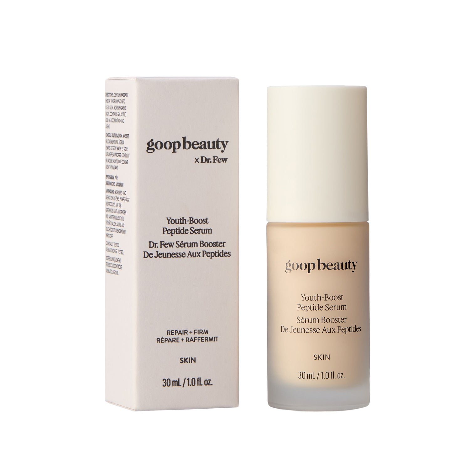 Image of the Goop Youth-Boost Peptide Serum box