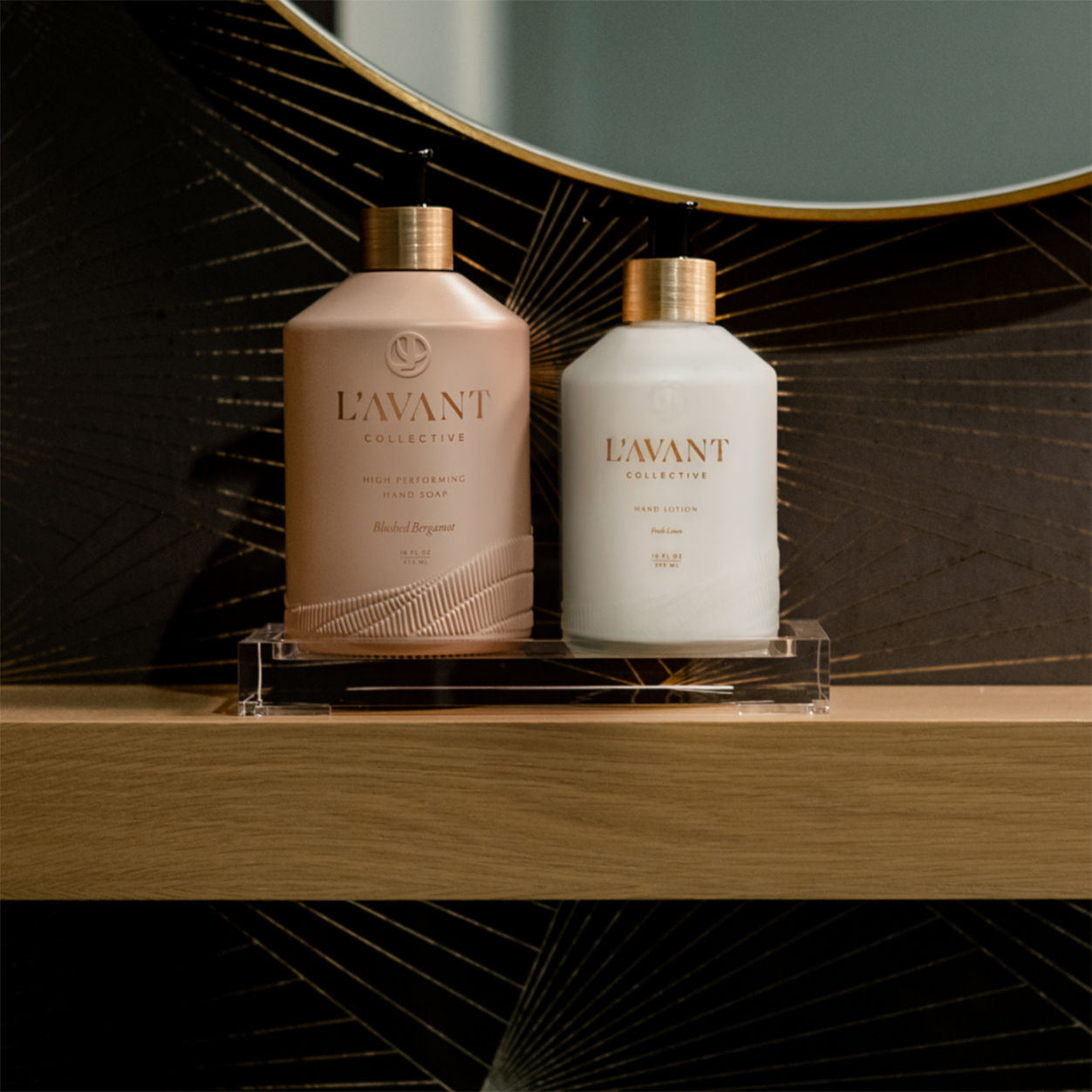 Lifestyle image of L’Avant Collective High Performing Hand Soap Blushed Bergamot