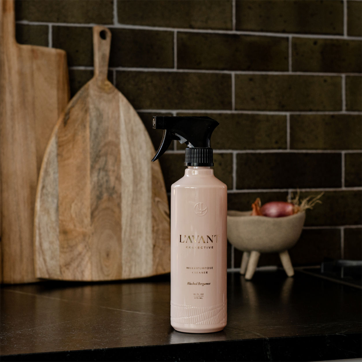 Lifestyle image of L’Avant Collective Multipurpose Surface Cleaner Blushed Bergamot