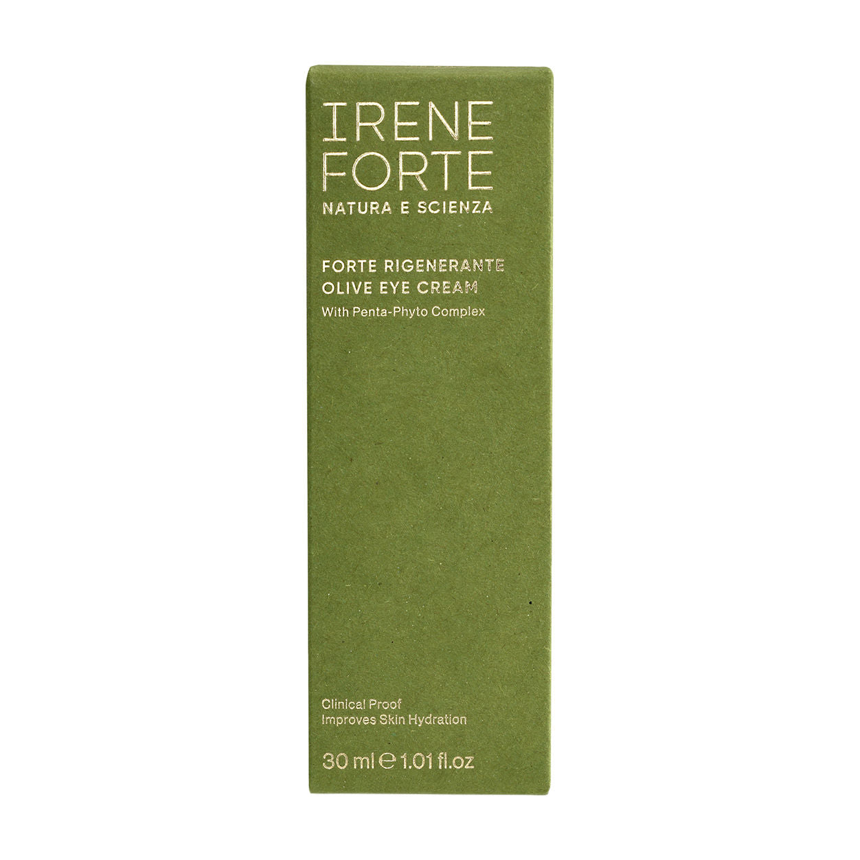 Image of the Irene Forte Olive Eye Cream box