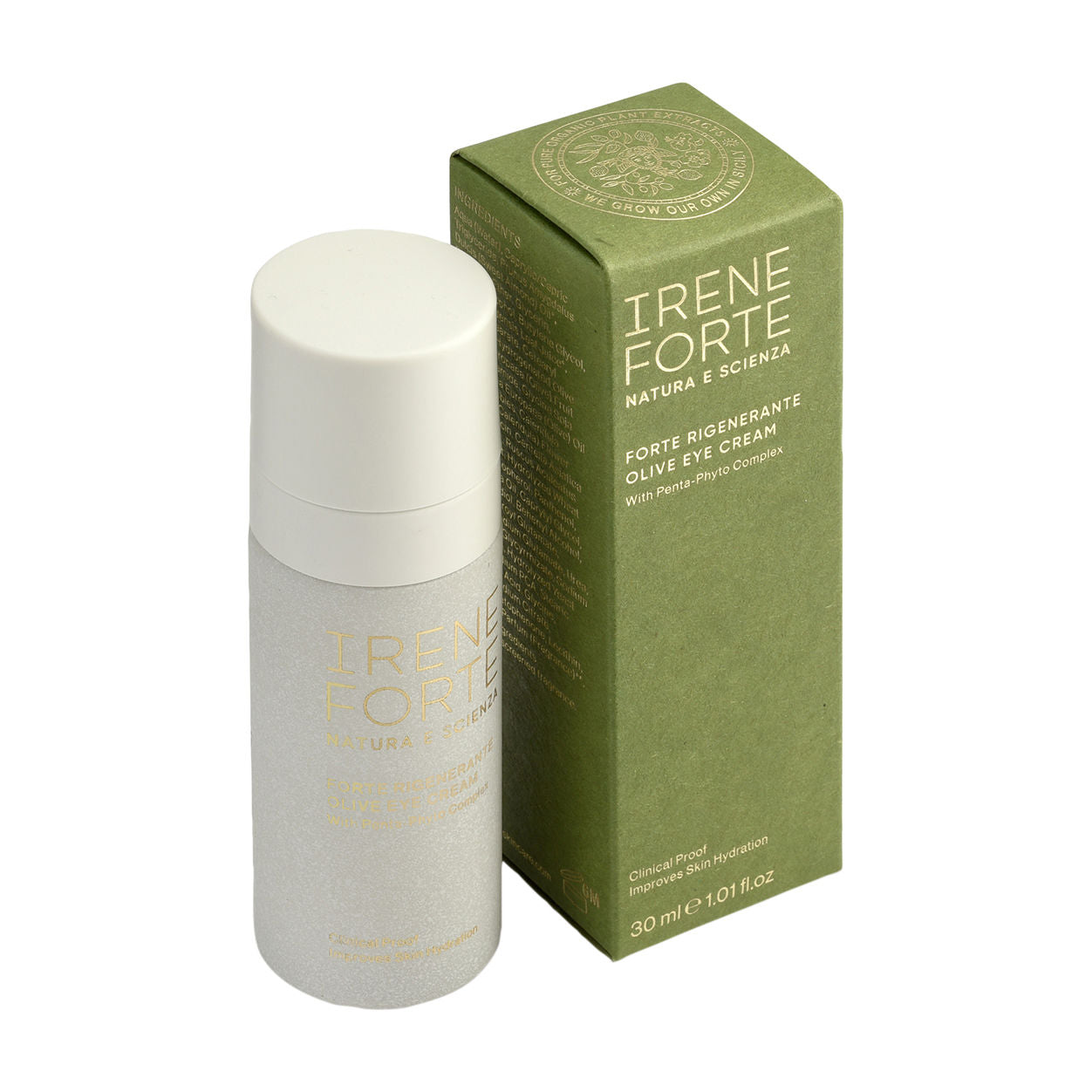 Side image of Irene Forte Olive Eye Cream