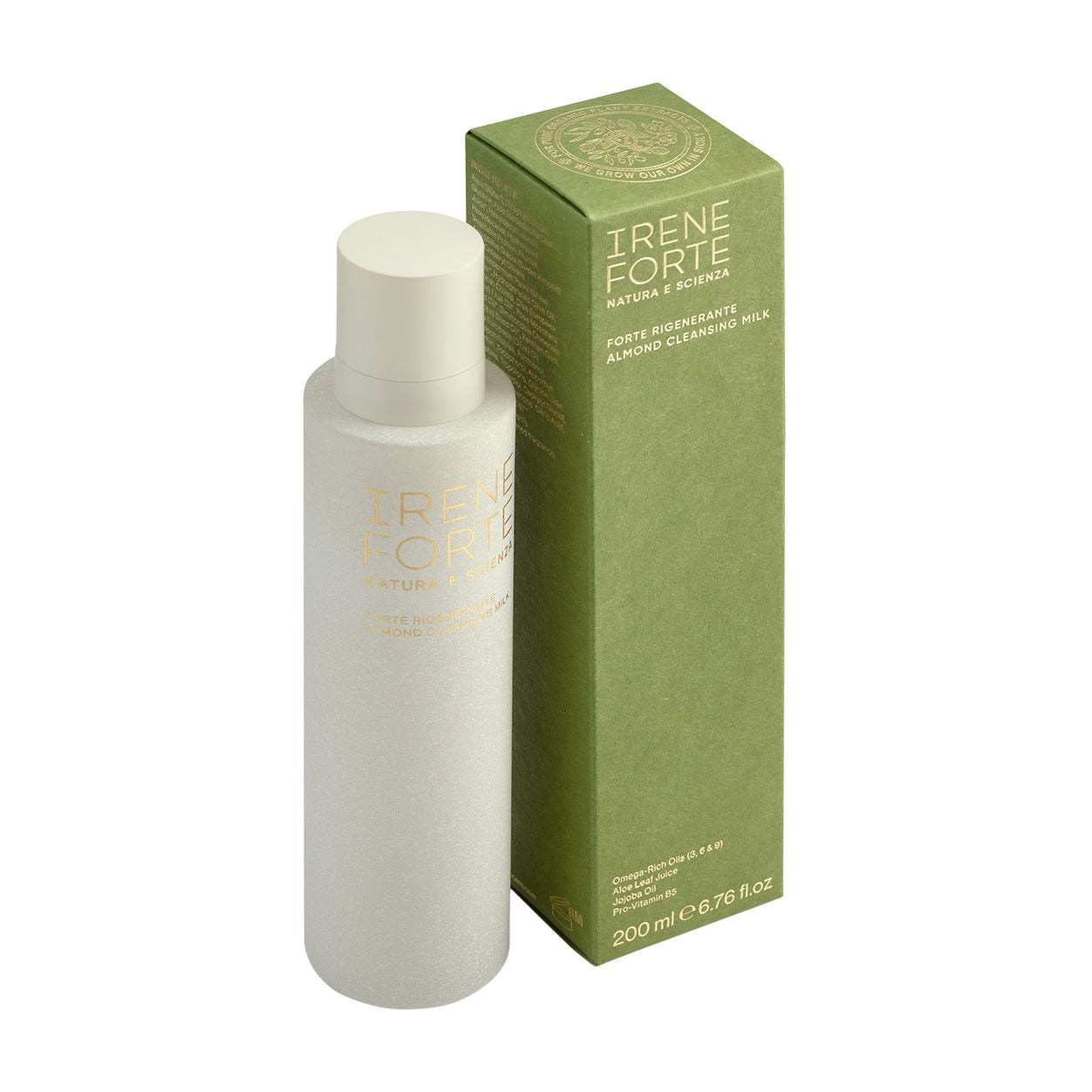 Side image of Irene Forte Almond Cleansing Milk