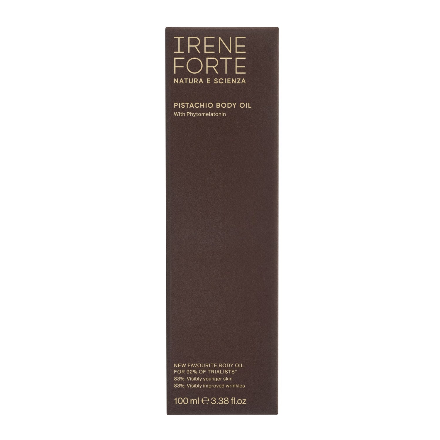 Image of the Irene Forte Pistachio Body Oil with Phytomelatonin box