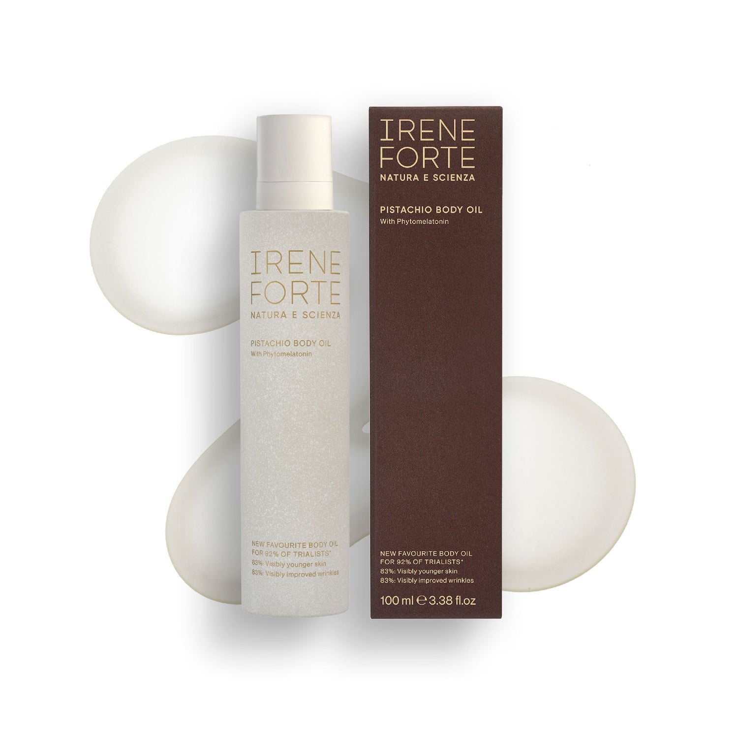 Packette image of Irene Forte Pistachio Body Oil with Phytomelatonin
