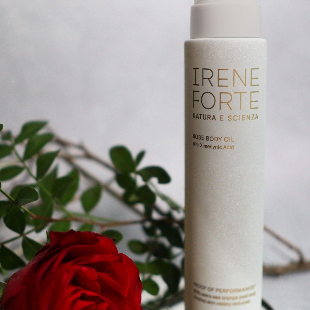 Lifestyle image of Irene Forte Rose Body Oil