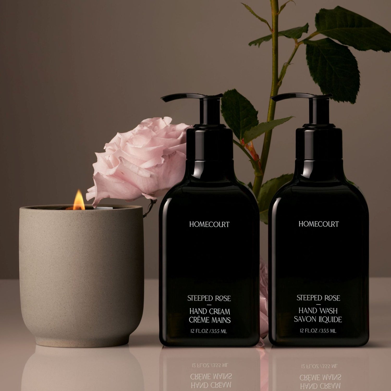 Lifestyle image of Homecourt Steeped Rose Hand Wash