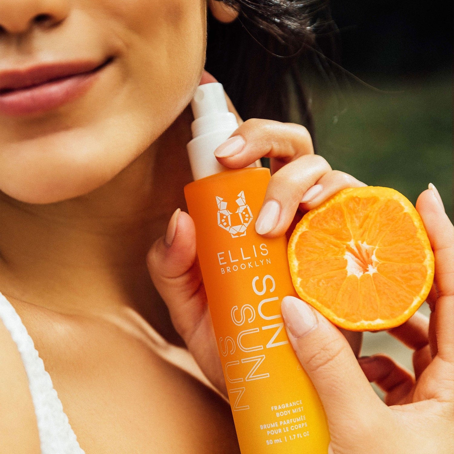 Lifestyle image of Ellis Brooklyn Sun Hair and Body Fragrance Mist
