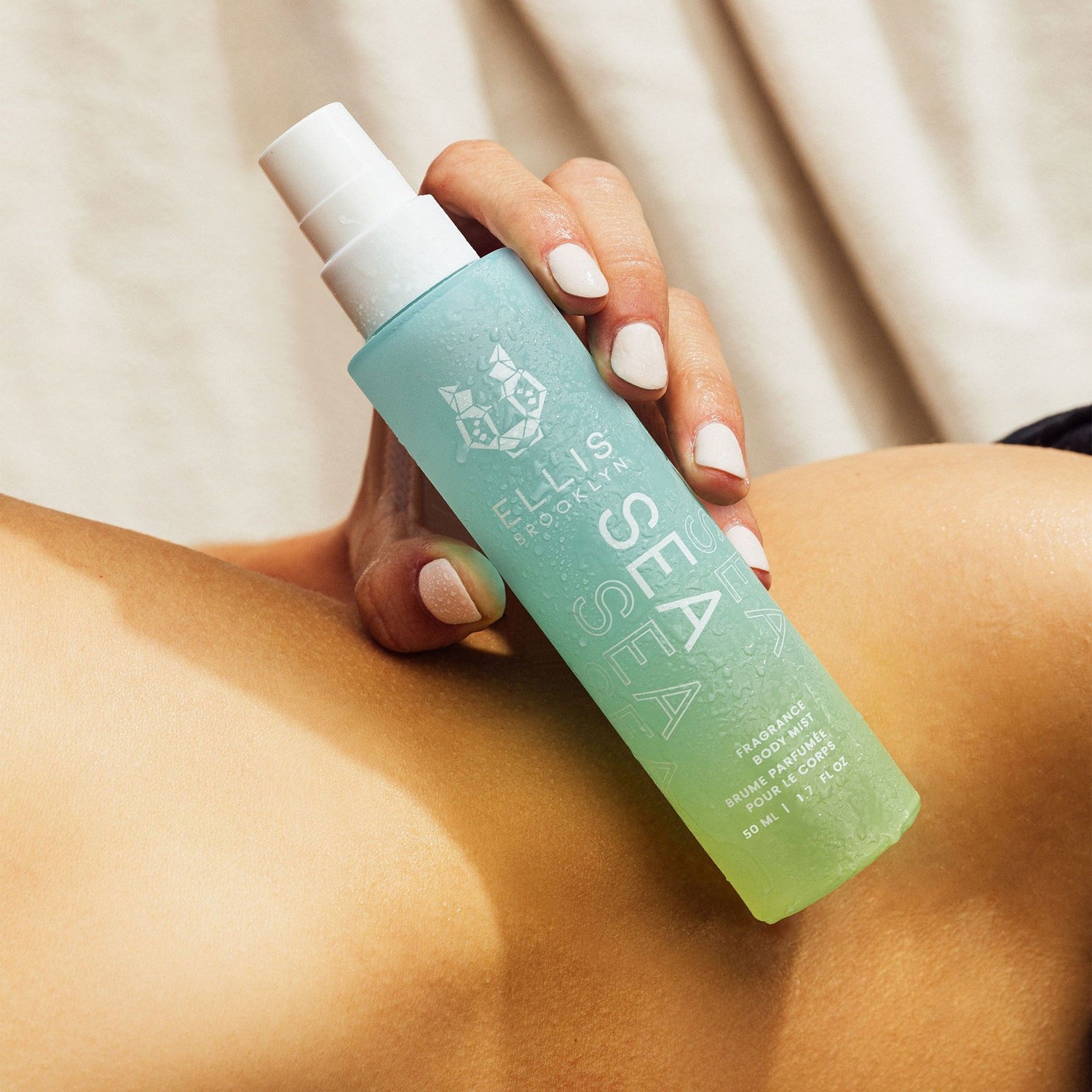 Lifestyle image of Ellis Brooklyn Sea Hair and Body Fragrance Mist