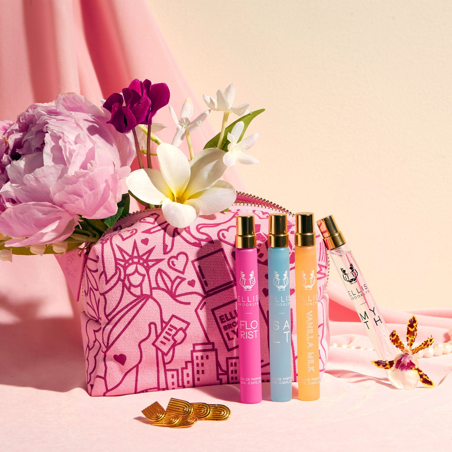 Lifestyle image of Ellis Brooklyn Rom Com Fragrance Gift Set