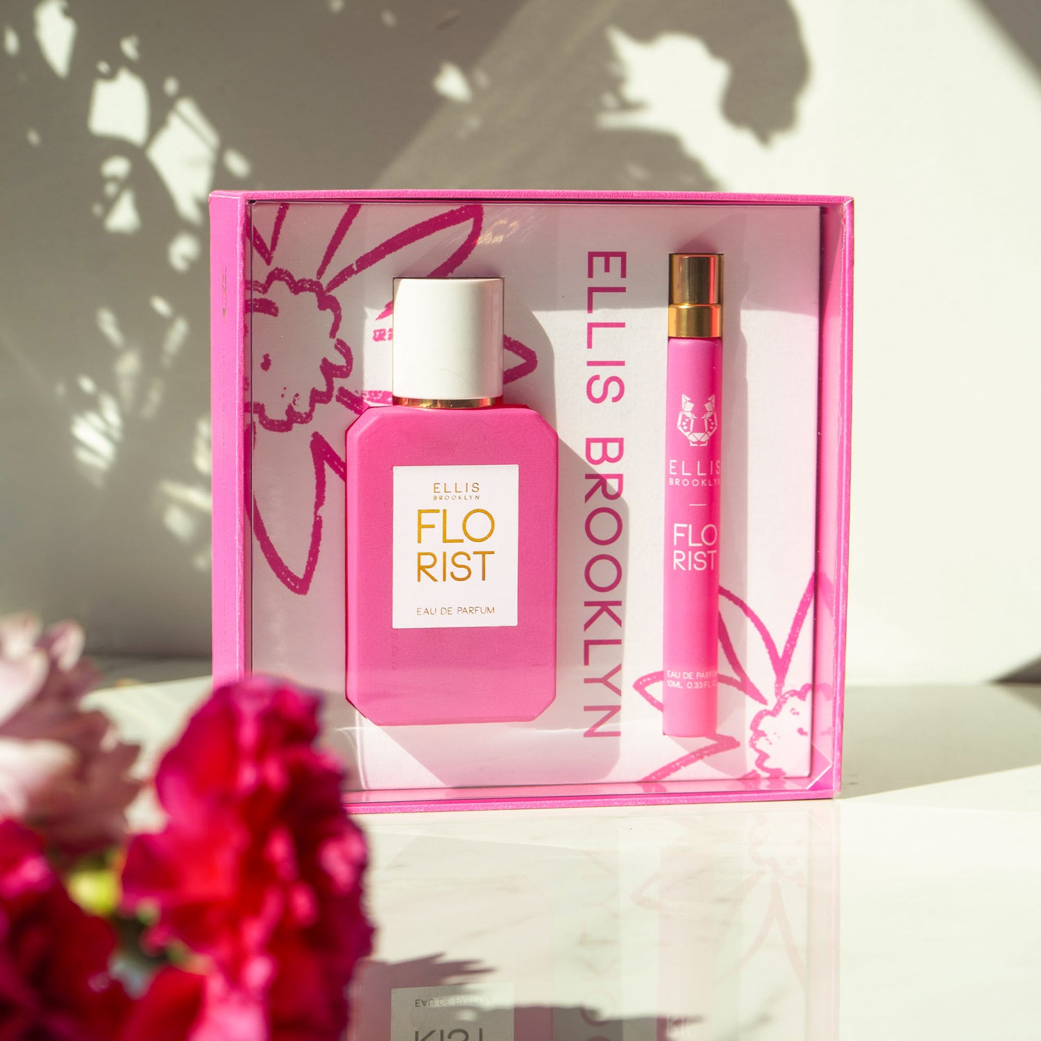 Image of an open Ellis Brooklyn Florist Eau de Parfum Gift Set