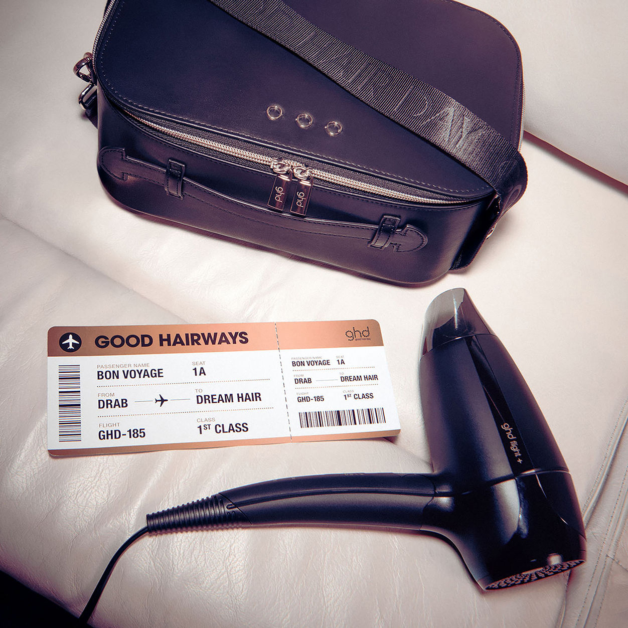 Lifestyle image of GHD Flight+ Travel Hair Dryer