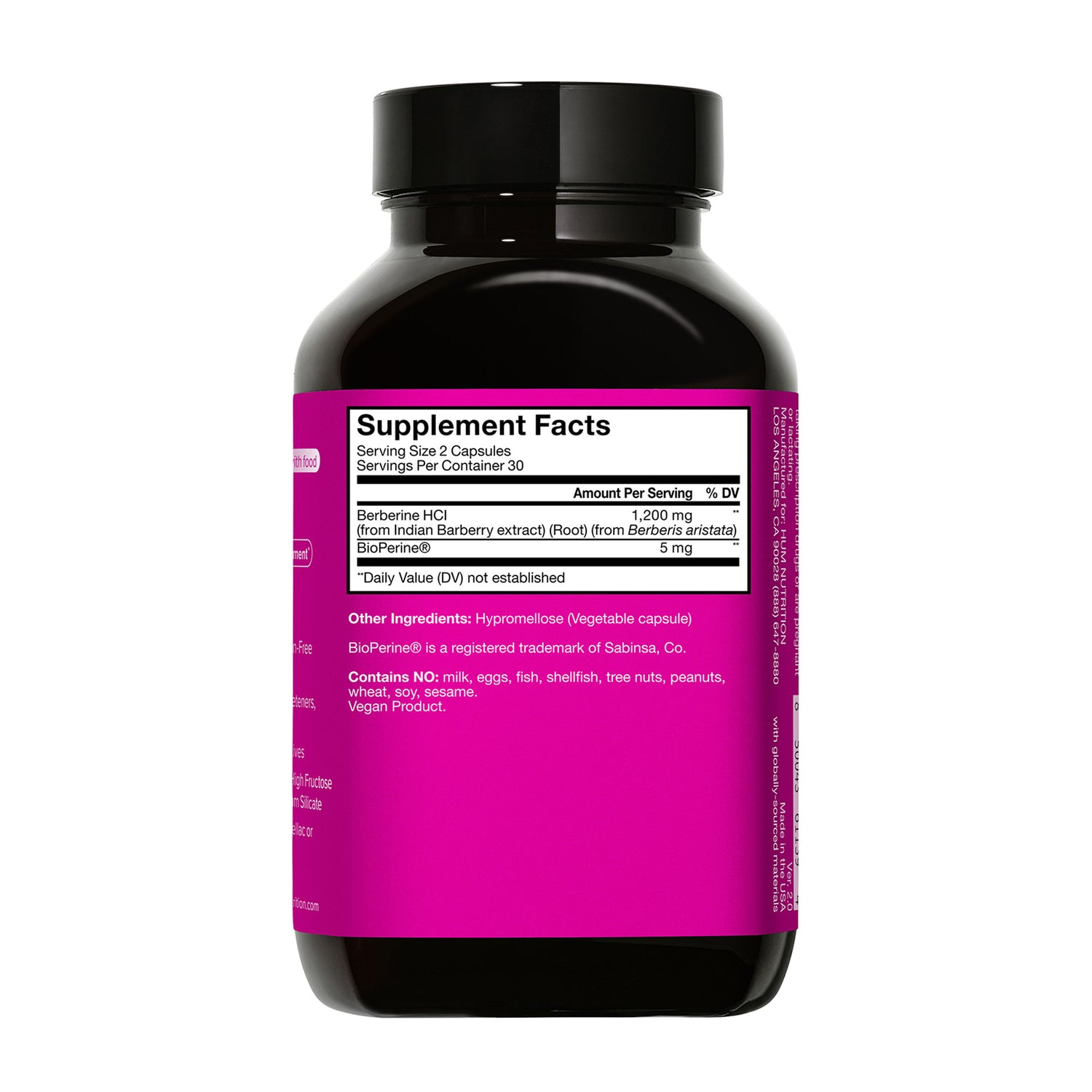 Back image of Hum Best of Berberine