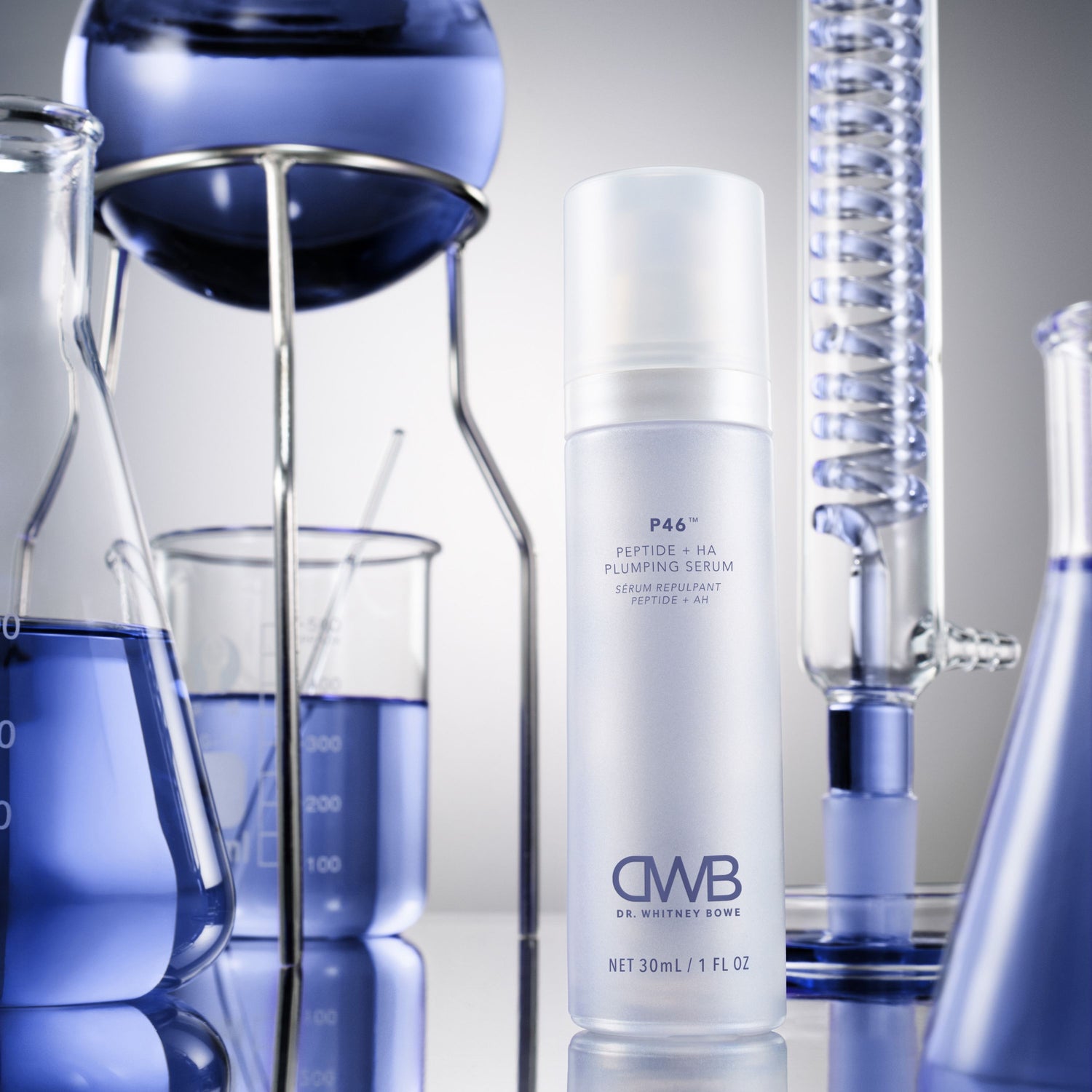 Lifestyle image of Dr. Whitney Bowe Beauty P46 Peptide + HA Plumping Serum