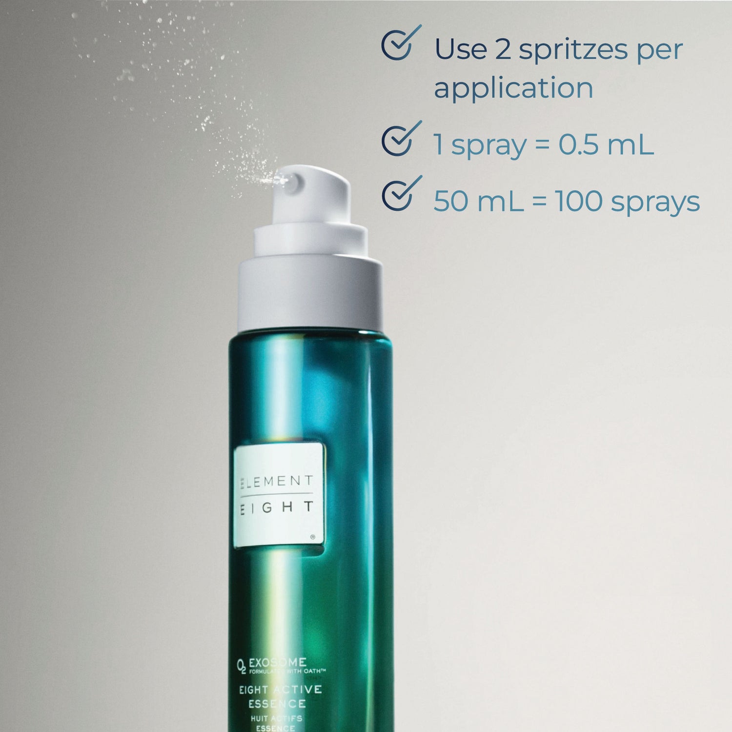 Swatch image of Element Eight O2 Exosome Eight Active Essence