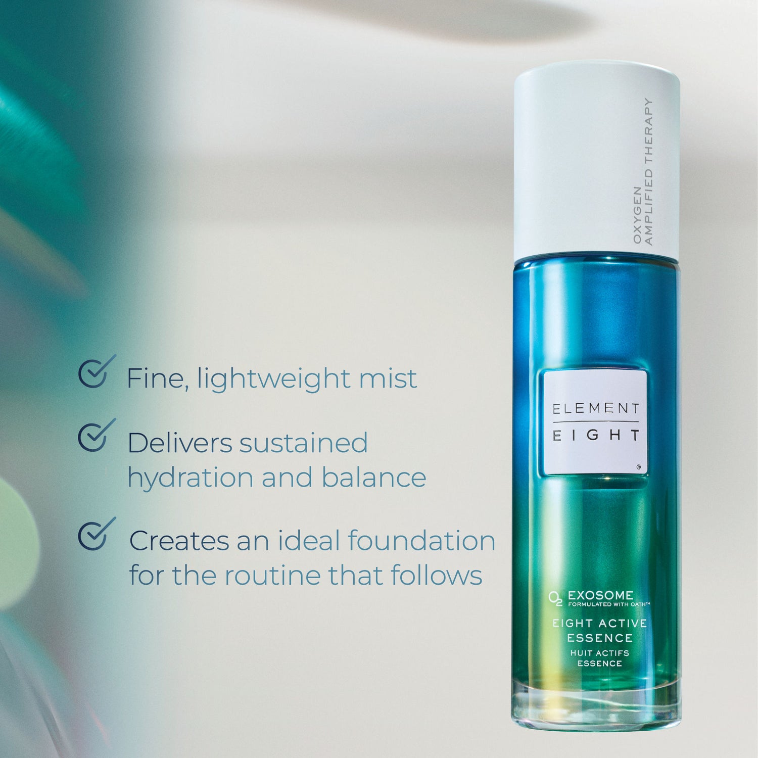 Image of a closed Element Eight O2 Exosome Eight Active Essence