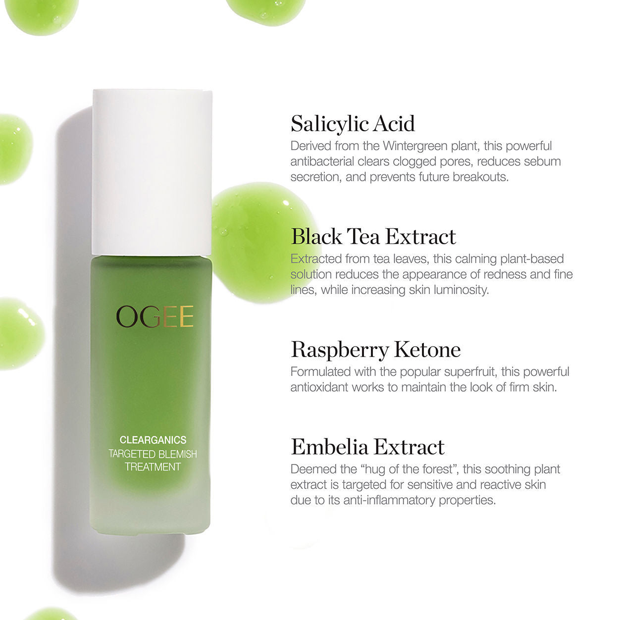 Information related to Ogee Targeted Blemish Treatment