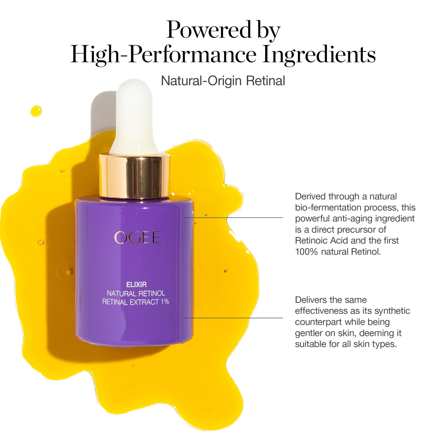 Information related to Ogee Natural Retinol Retinal 1% Elixir