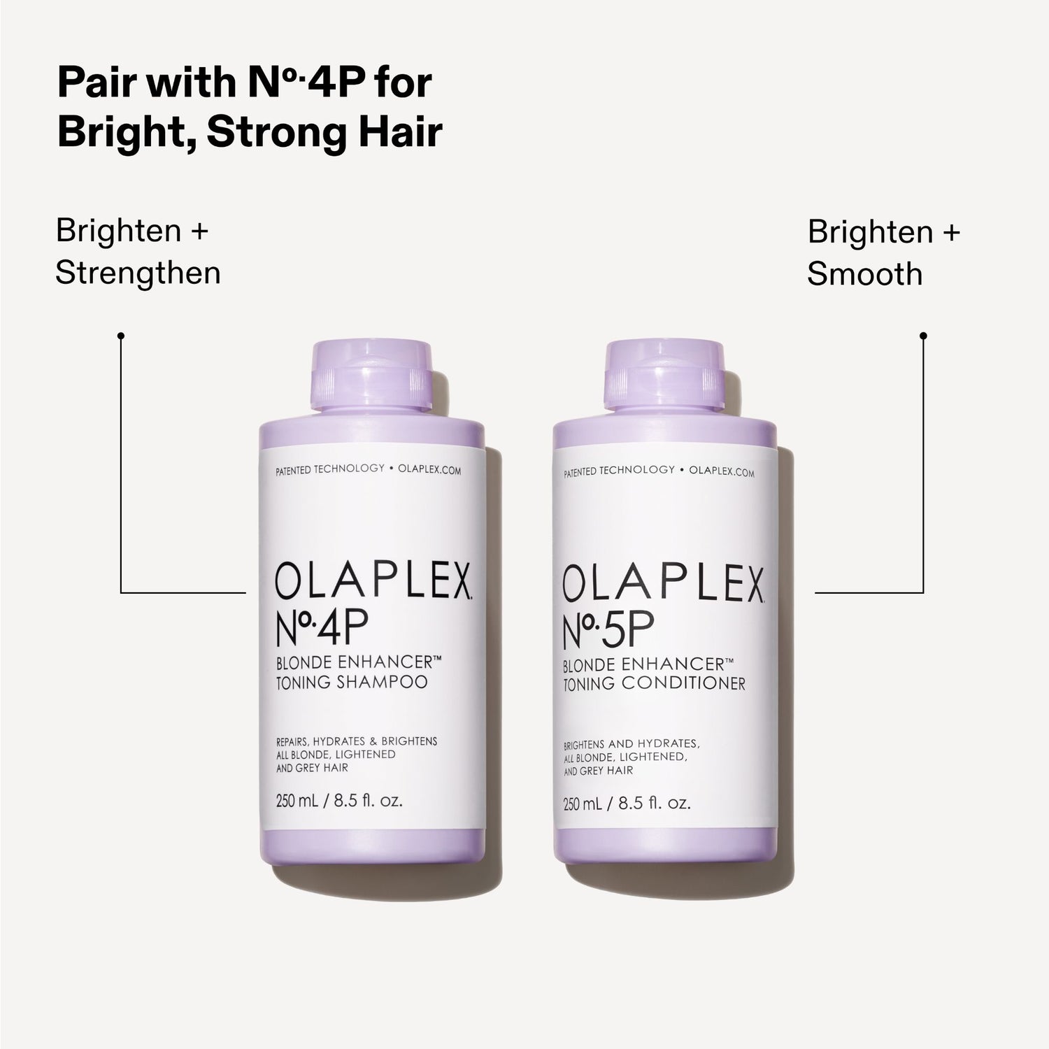 Information related to Olaplex No.5P Blonde Hair Hydrating & Brightening Purple Toning Conditioner