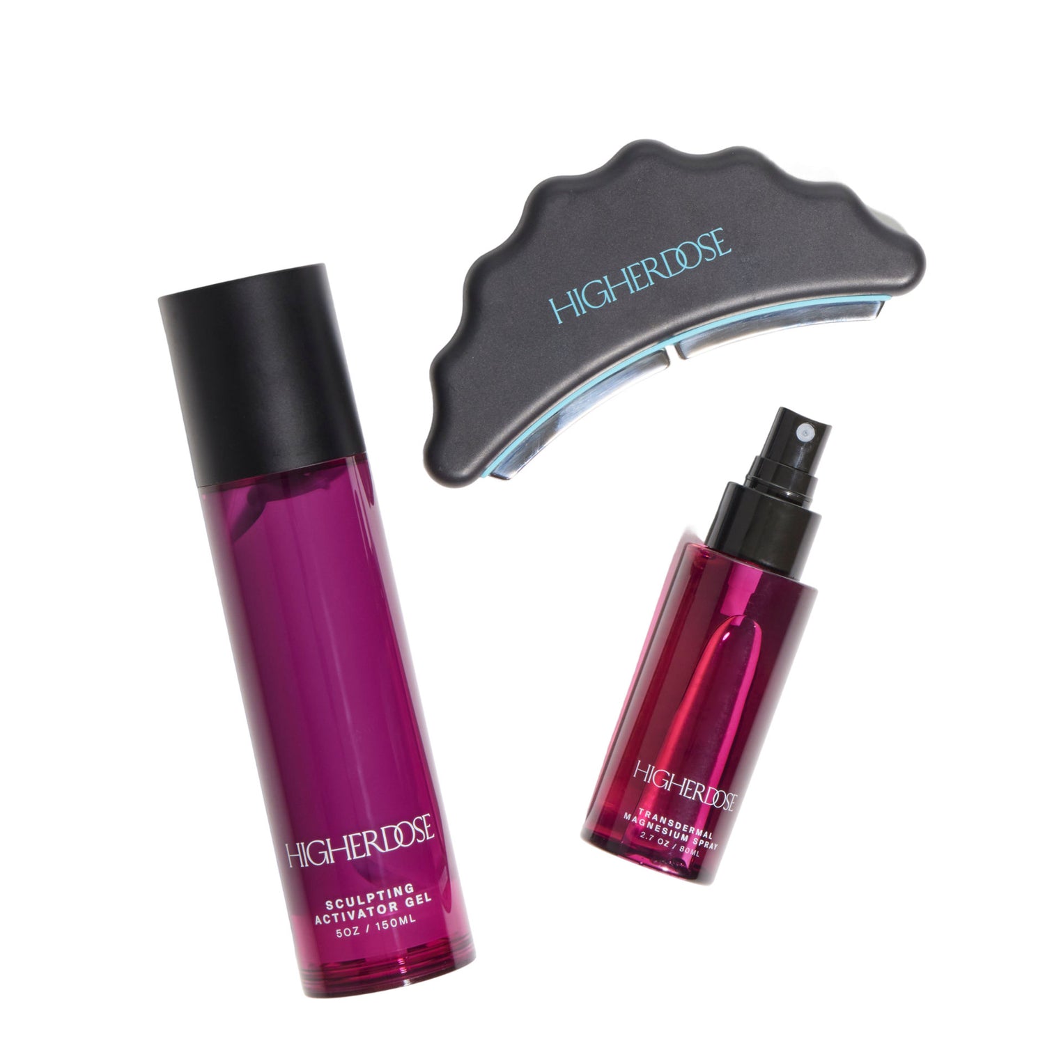 Top-view image of HigherDose Microcurrent Body Sculptor Ritual Set