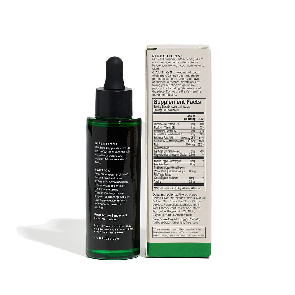 Back image of HigherDose Detox Drops