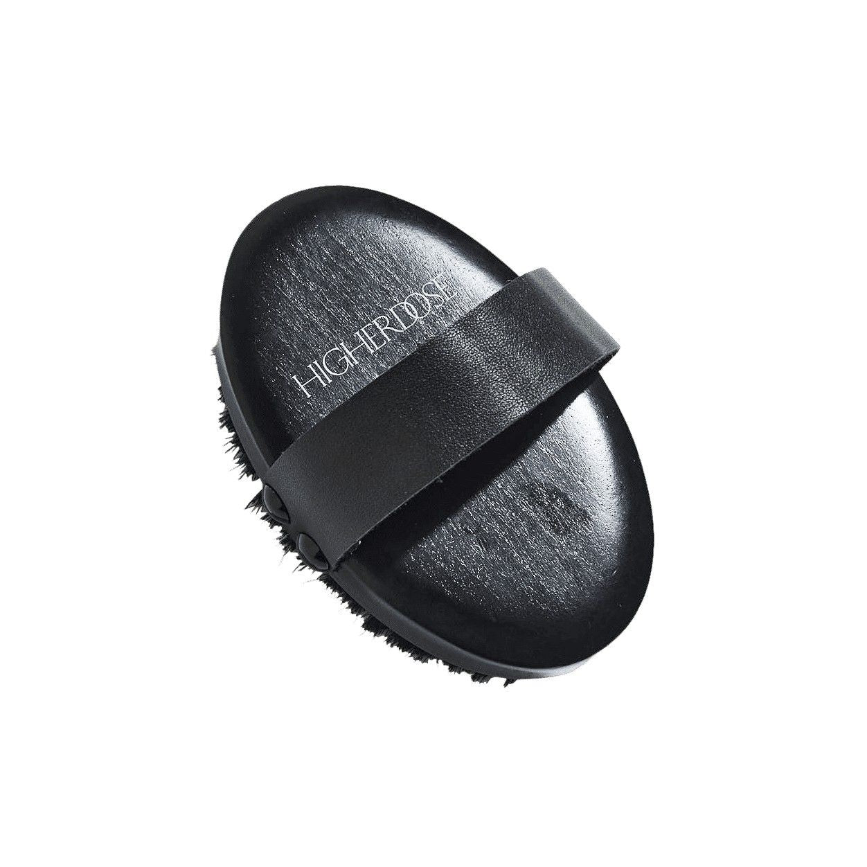 Image of a closed HigherDose Supercharge Copper Body Brush