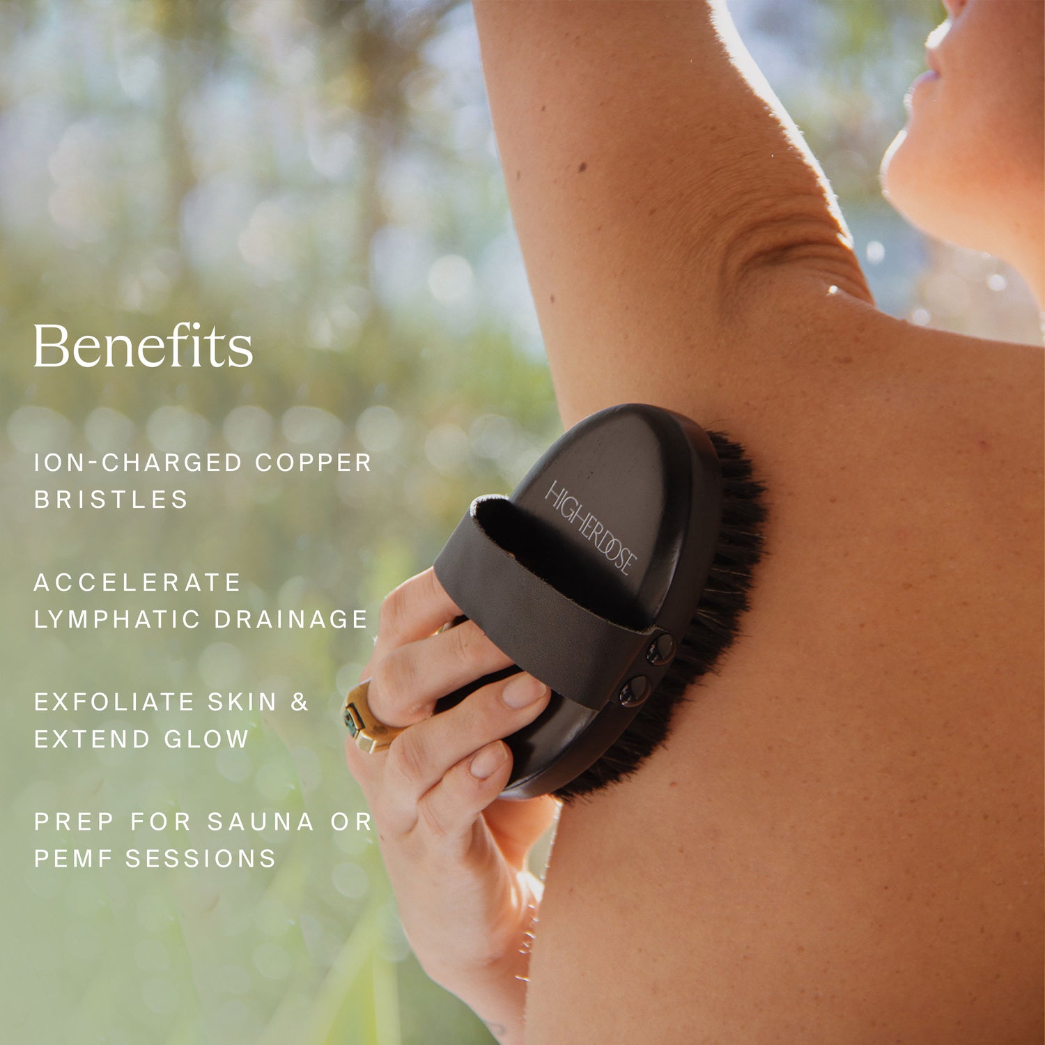 Information related to HigherDose Supercharge Copper Body Brush