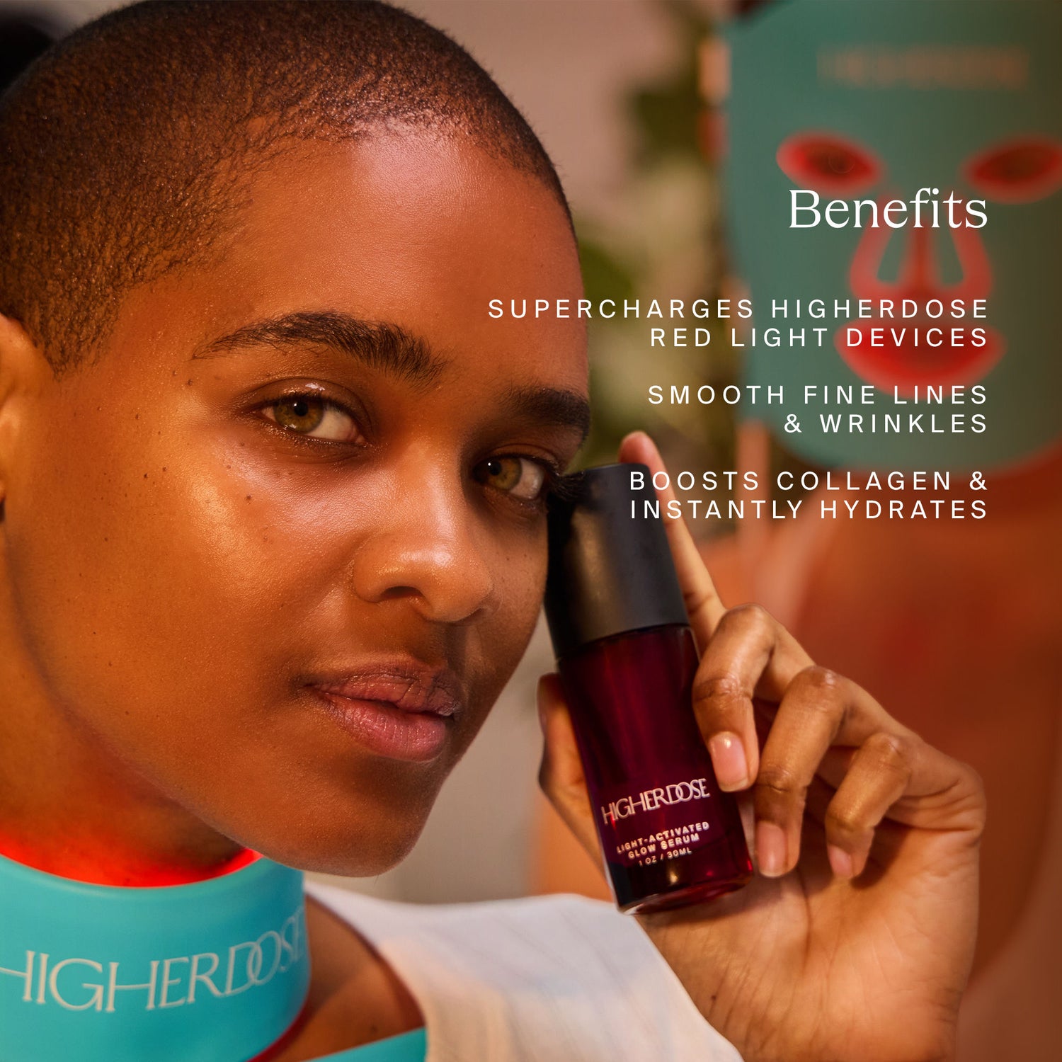 Information related to HigherDose Light-Activated Glow Serum
