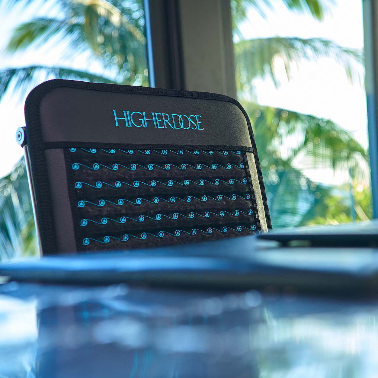 Lifestyle image of HigherDose Infrared PEMF Go Mat